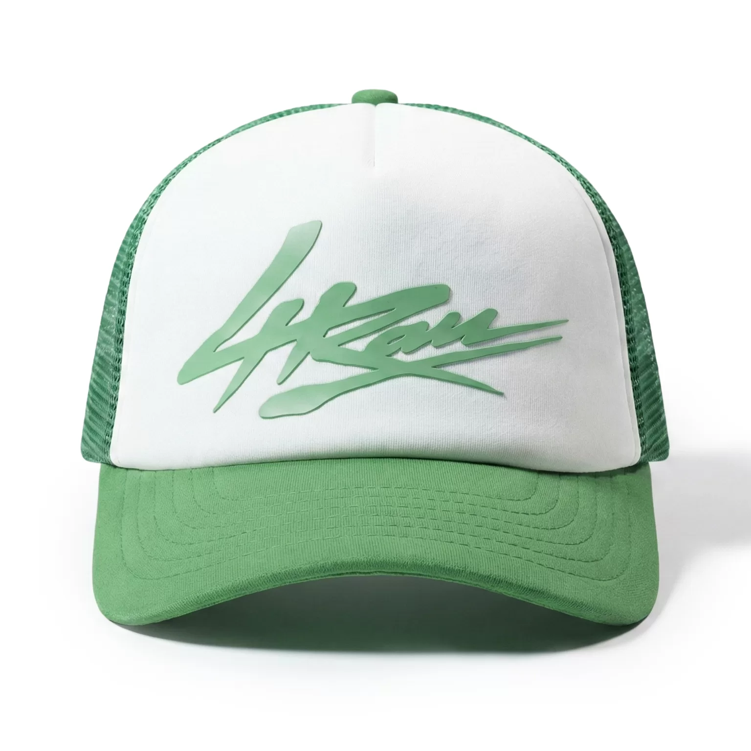 4RAU GREEN TRUCKER HAT SS2